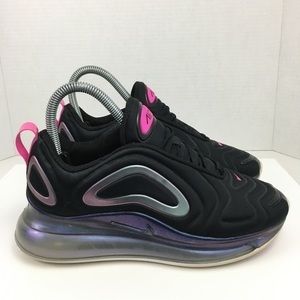 Nike Women’s Air Max 720 SE Black Laser Fuchsia Athletic Shoes Size 6 CD2047-001